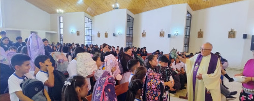 Misa de inicio del año escolar y conmemoración del 8M en el colegio Santa María Eufrasia