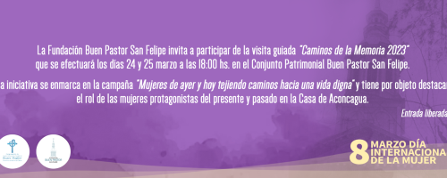 Fundación Buen Pastor San Felipe invita a la visita guiada “Caminos de la Memoria” 