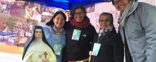 El Buen Pastor participa en la “Plaza de la cultura Vocacional” en el Santuario de Santa Teresa de los Andes.