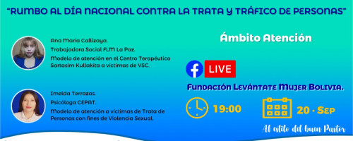 Esta semana se realizará un ciclo de seminarios virtuales sobre la trata de personas