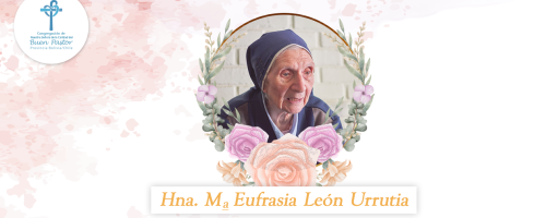 Fallece la hermana Eufrasia León Urrutia