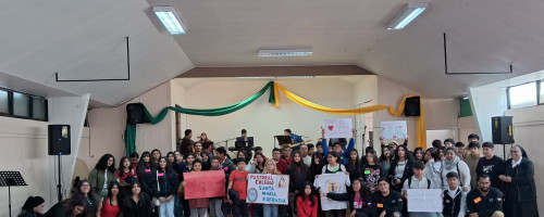 Fiesta de la Resurrección celebrada por los Colegios Católicos de Ovalle