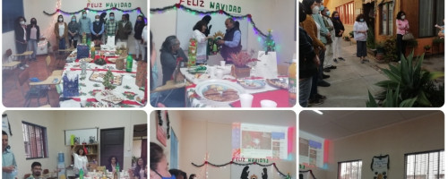 Alegría del encuentro navideño del equipo en la misión La Serena
