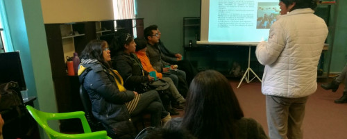 Reunión con el gobierno municipal de la Paz.