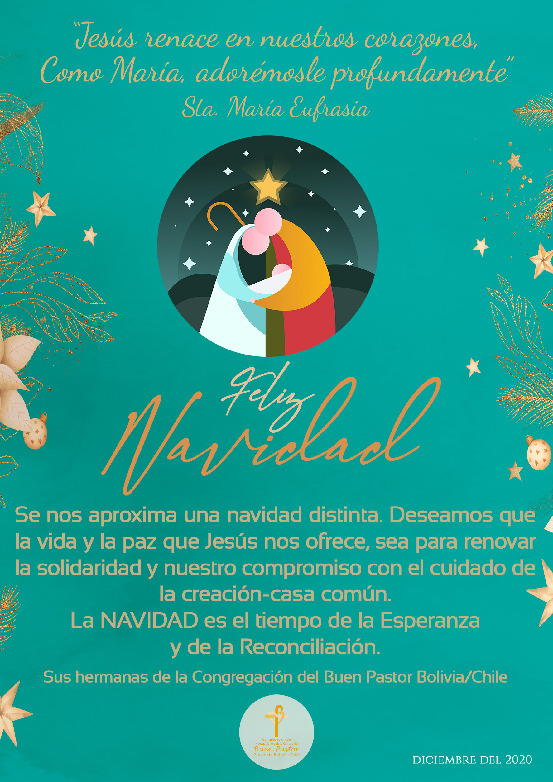 tarjeta de navidad hna sandra